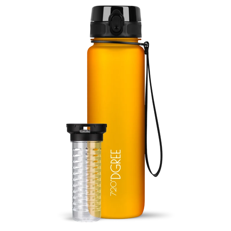 uberBottle Trinkflasche | softTouch Fruchtbehälter