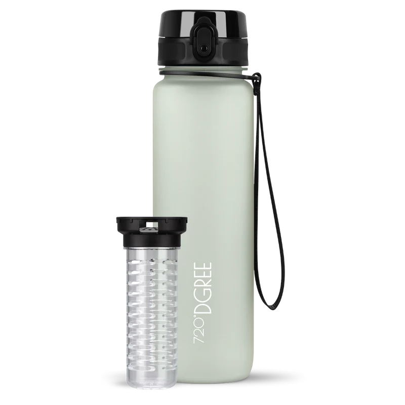 uberBottle Trinkflasche | softTouch Fruchtbehälter
