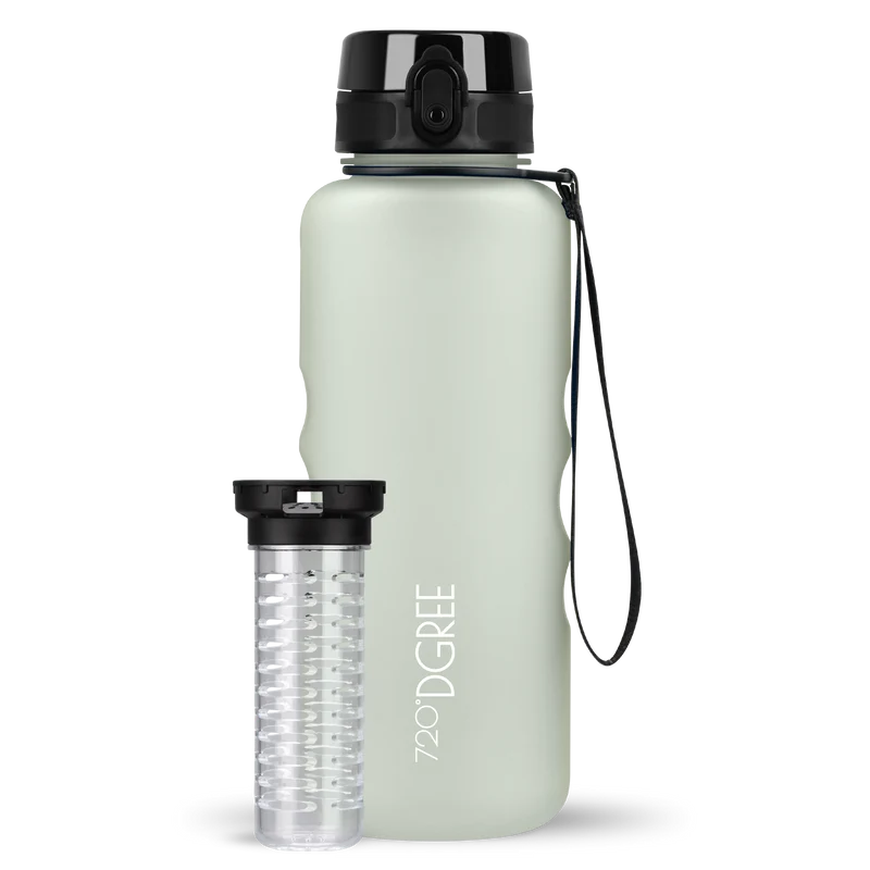 uberBottle Trinkflasche | softTouch Fruchtbehälter