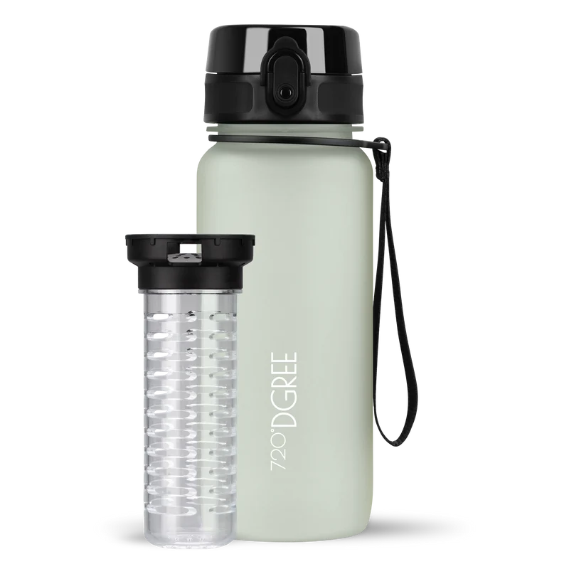 uberBottle Trinkflasche | softTouch Fruchtbehälter