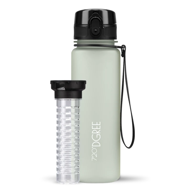 uberBottle Trinkflasche | softTouch Fruchtbehälter