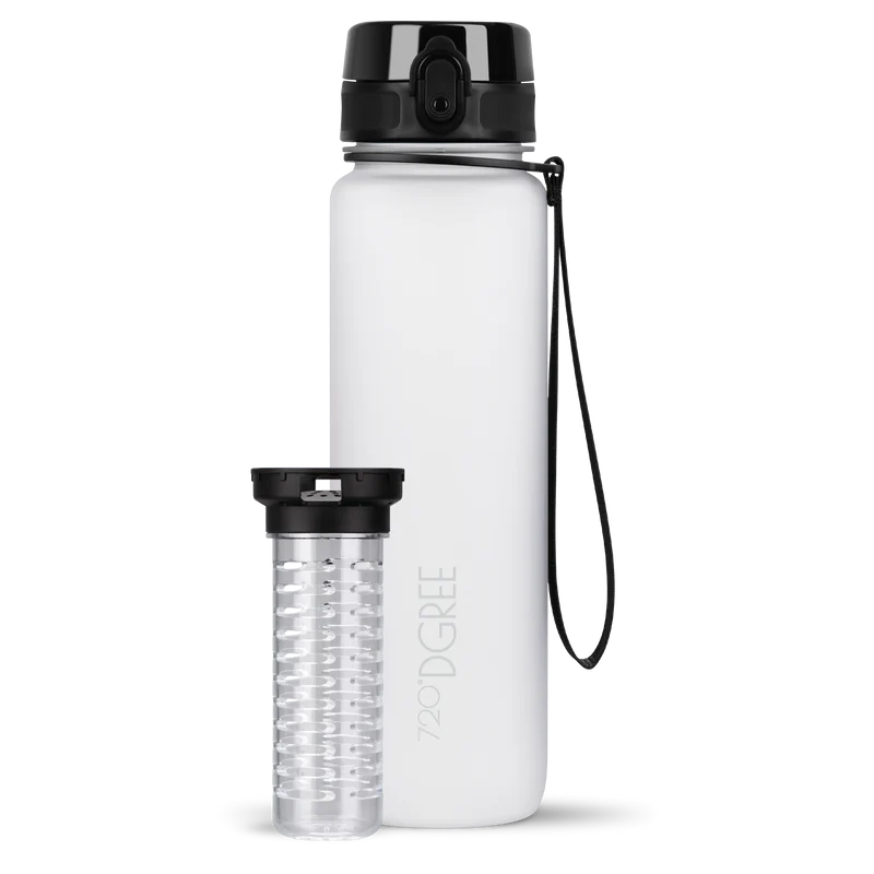 uberBottle Trinkflasche | softTouch Fruchtbehälter