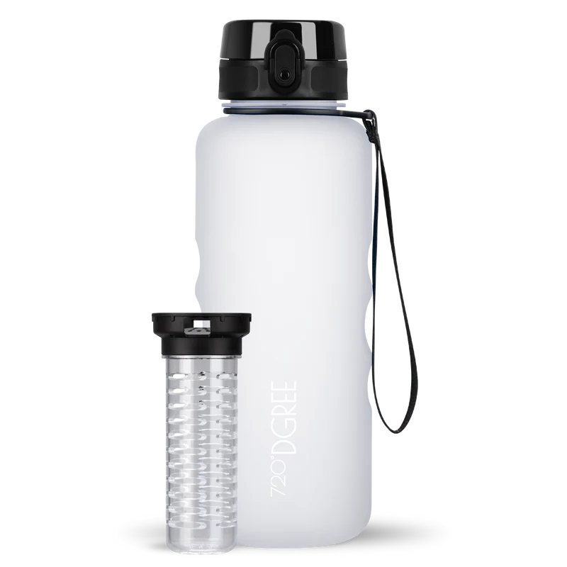 uberBottle Trinkflasche | softTouch Fruchtbehälter