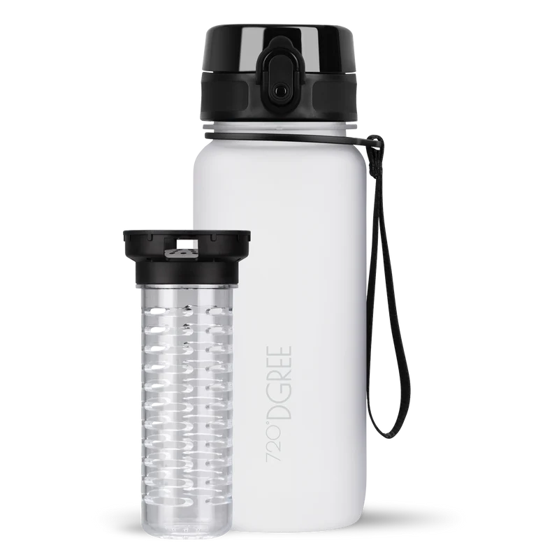uberBottle Trinkflasche | softTouch Fruchtbehälter