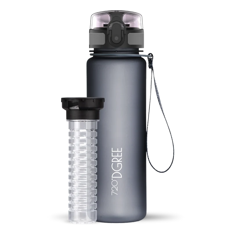 uberBottle Trinkflasche | softTouch Fruchtbehälter