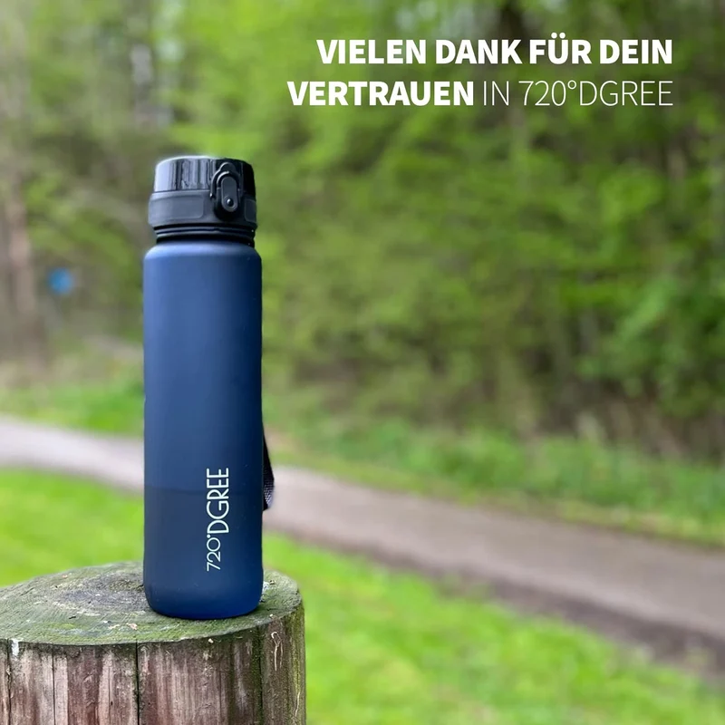 uberBottle Trinkflasche | softTouch Fruchtbehälter