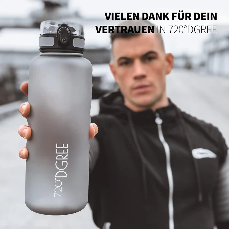 uberBottle Trinkflasche | softTouch Fruchtbehälter