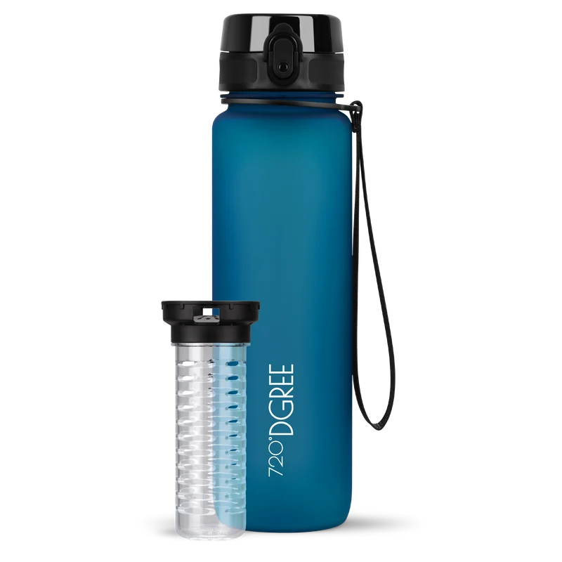 uberBottle Trinkflasche | softTouch Fruchtbehälter