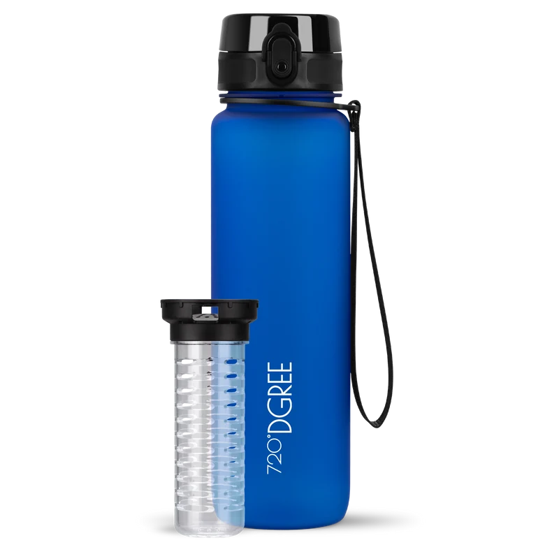 uberBottle Trinkflasche | softTouch Fruchtbehälter