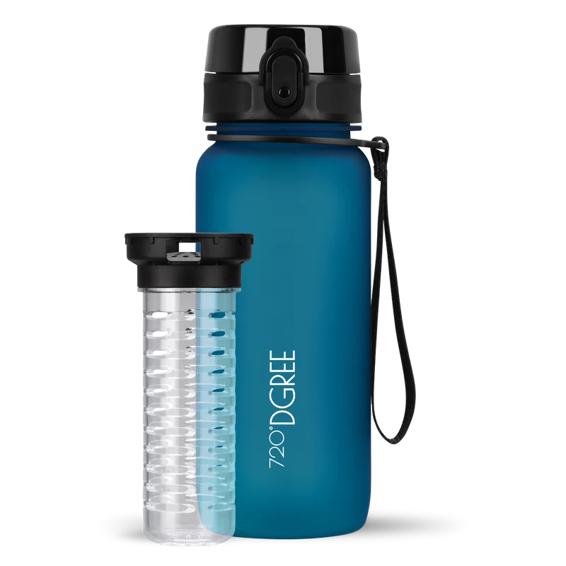 uberBottle Trinkflasche | softTouch Fruchtbehälter