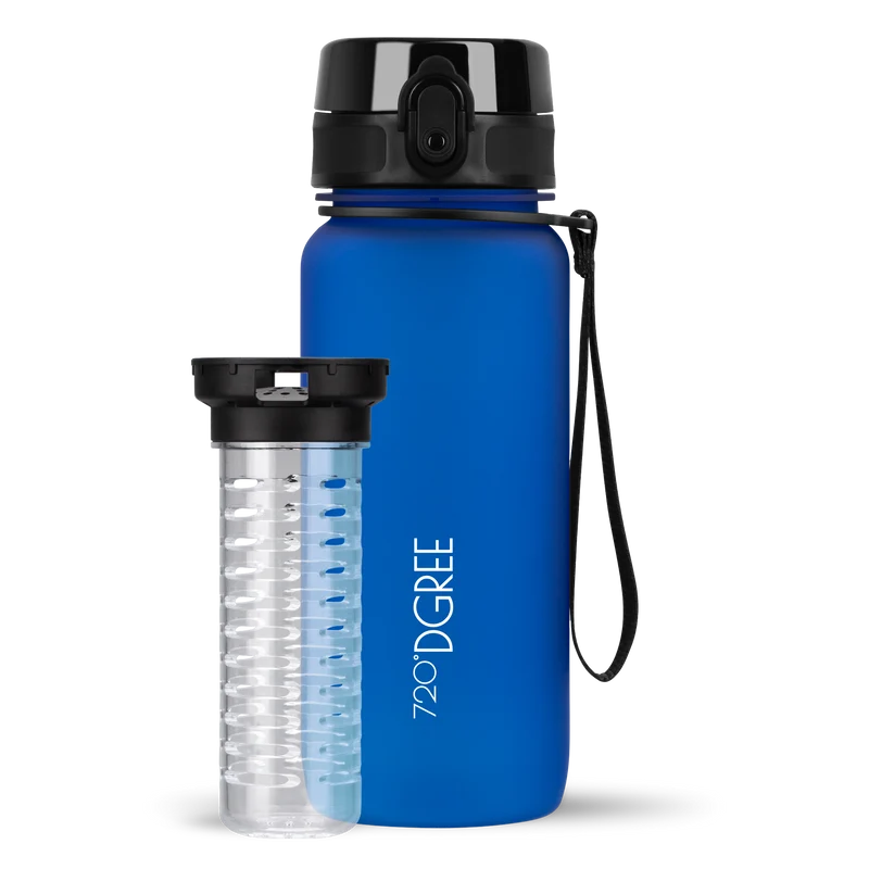 uberBottle Trinkflasche | softTouch Fruchtbehälter