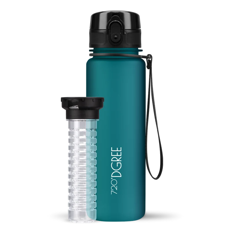 uberBottle Trinkflasche | softTouch Fruchtbehälter