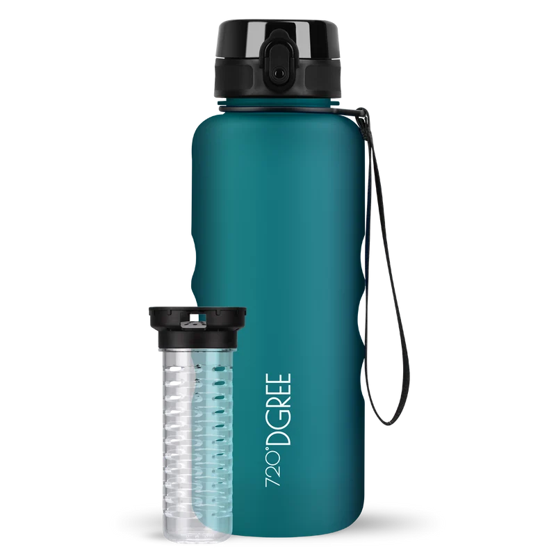 uberBottle Trinkflasche | softTouch Fruchtbehälter