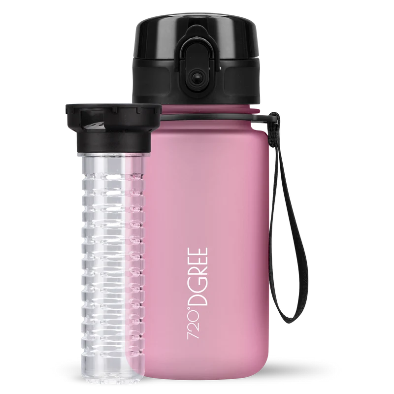 uberBottle Kids Trinkflasche | softTouch Fruchtbehälter - 350ml