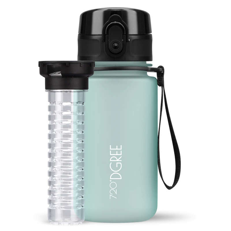 uberBottle Kids Trinkflasche | softTouch Fruchtbehälter - 350ml