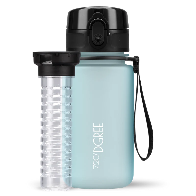 uberBottle Kids Trinkflasche | softTouch Fruchtbehälter - 350ml