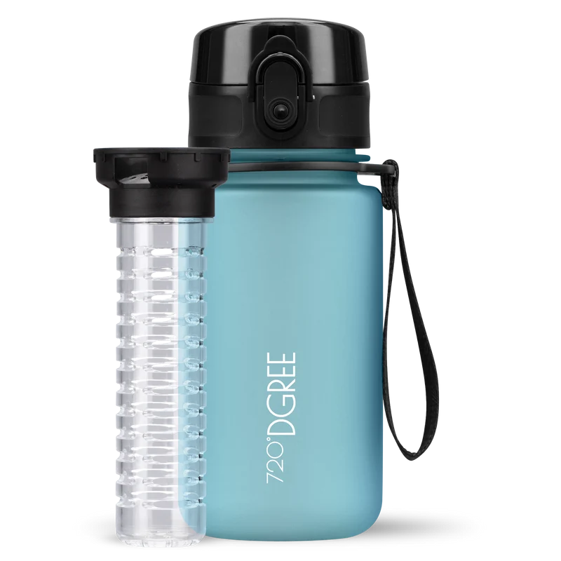 uberBottle Kids Trinkflasche | softTouch Fruchtbehälter - 350ml