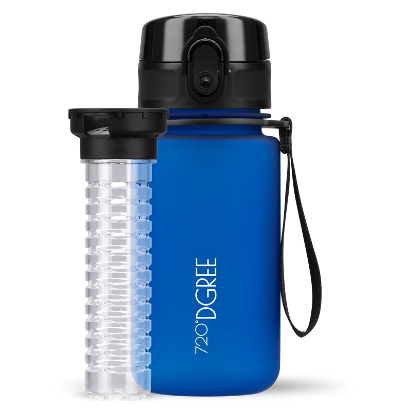 uberBottle Kids Trinkflasche | softTouch Fruchtbehälter - 350ml