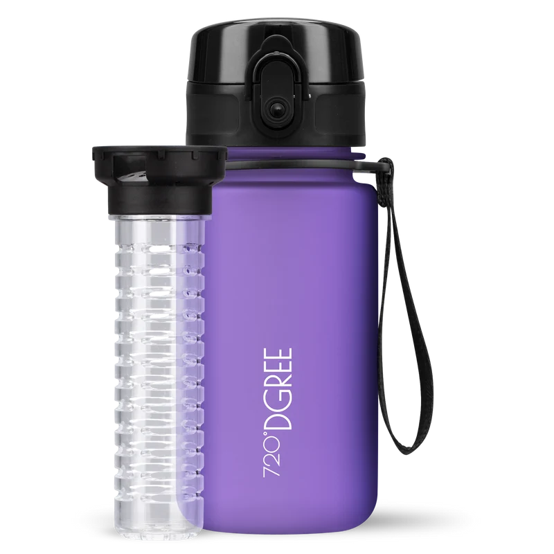 uberBottle Kids Trinkflasche | softTouch Fruchtbehälter - 350ml