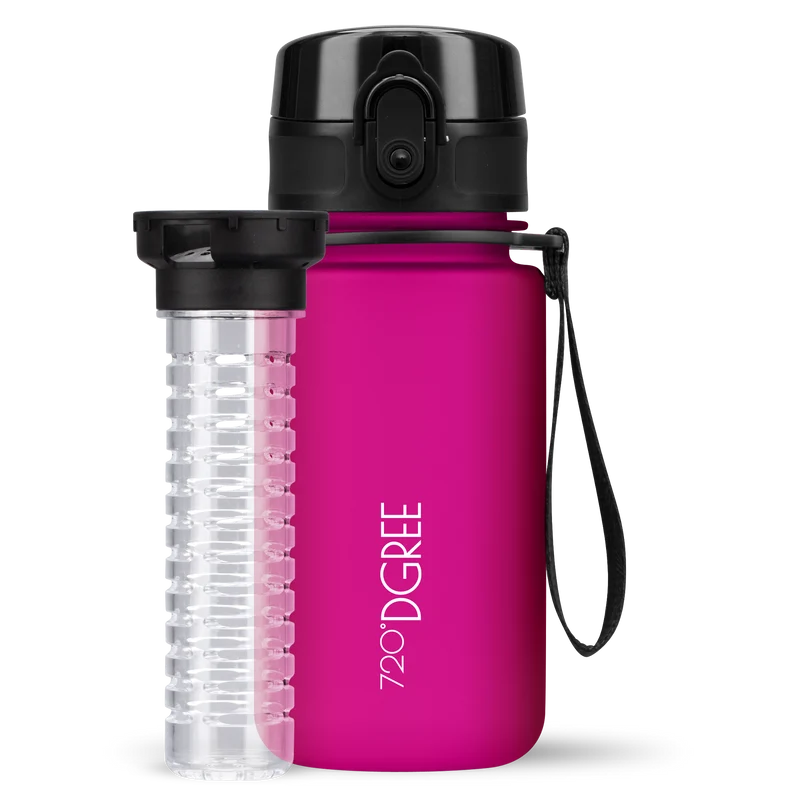 uberBottle Kids Trinkflasche | softTouch Fruchtbehälter - 350ml