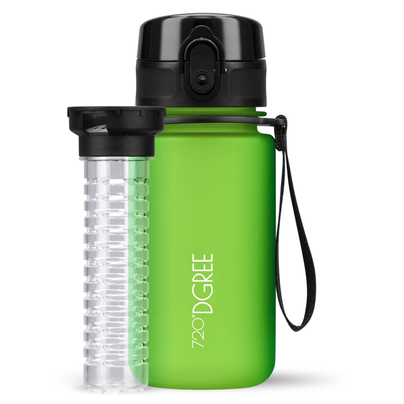 uberBottle Kids Trinkflasche | softTouch Fruchtbehälter - 350ml
