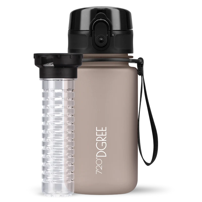 uberBottle Kids Trinkflasche | softTouch Fruchtbehälter - 350ml