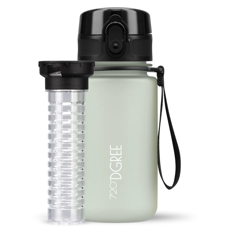 uberBottle Kids Trinkflasche | softTouch Fruchtbehälter - 350ml