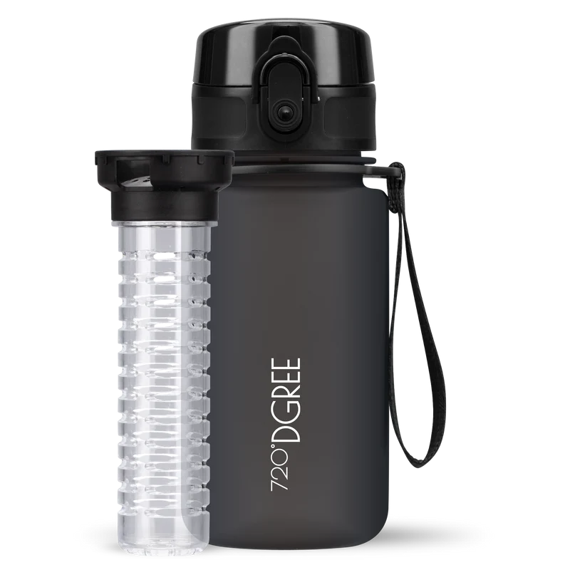 uberBottle Kids Trinkflasche | softTouch Fruchtbehälter - 350ml