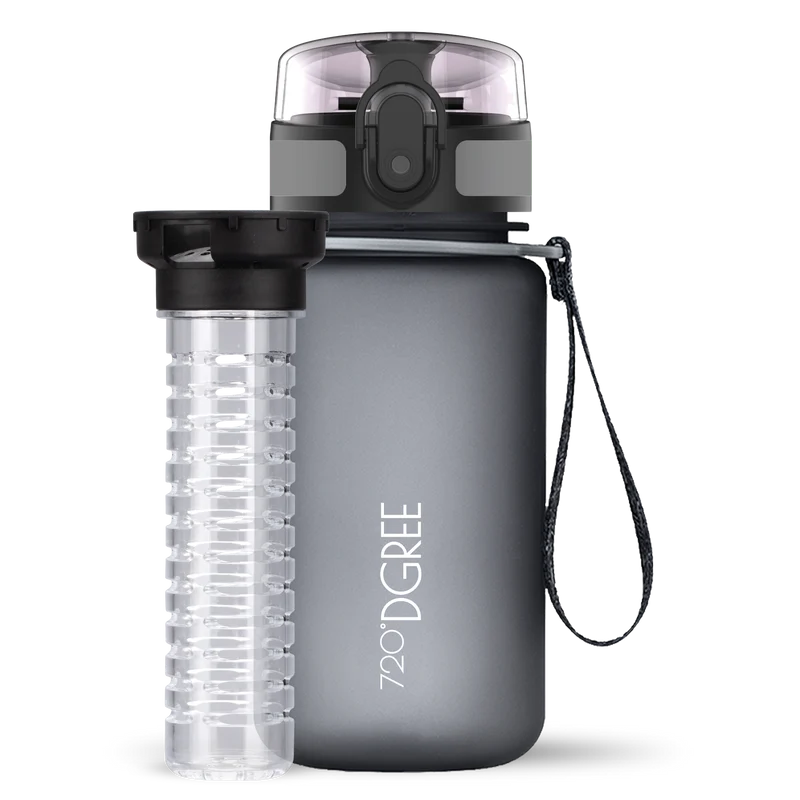 uberBottle Kids Trinkflasche | softTouch Fruchtbehälter - 350ml