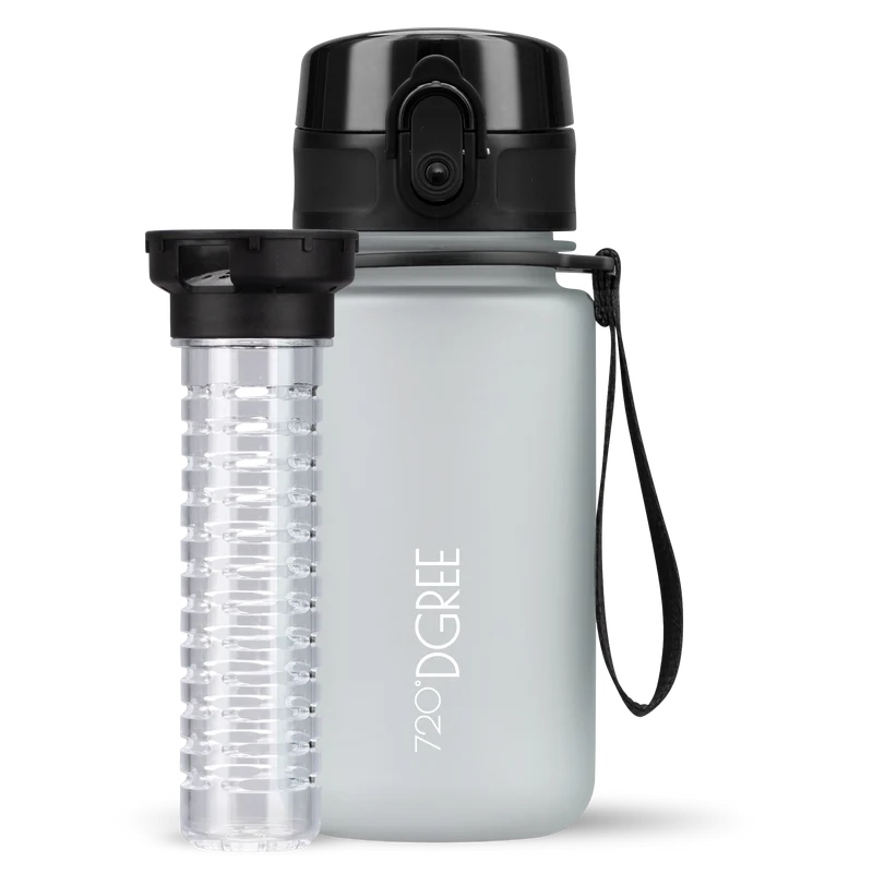 uberBottle Kids Trinkflasche | softTouch Fruchtbehälter - 350ml