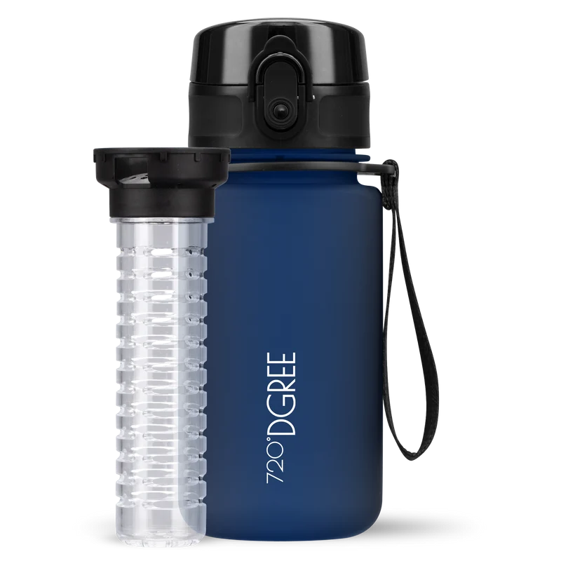uberBottle Kids Trinkflasche | softTouch Fruchtbehälter - 350ml