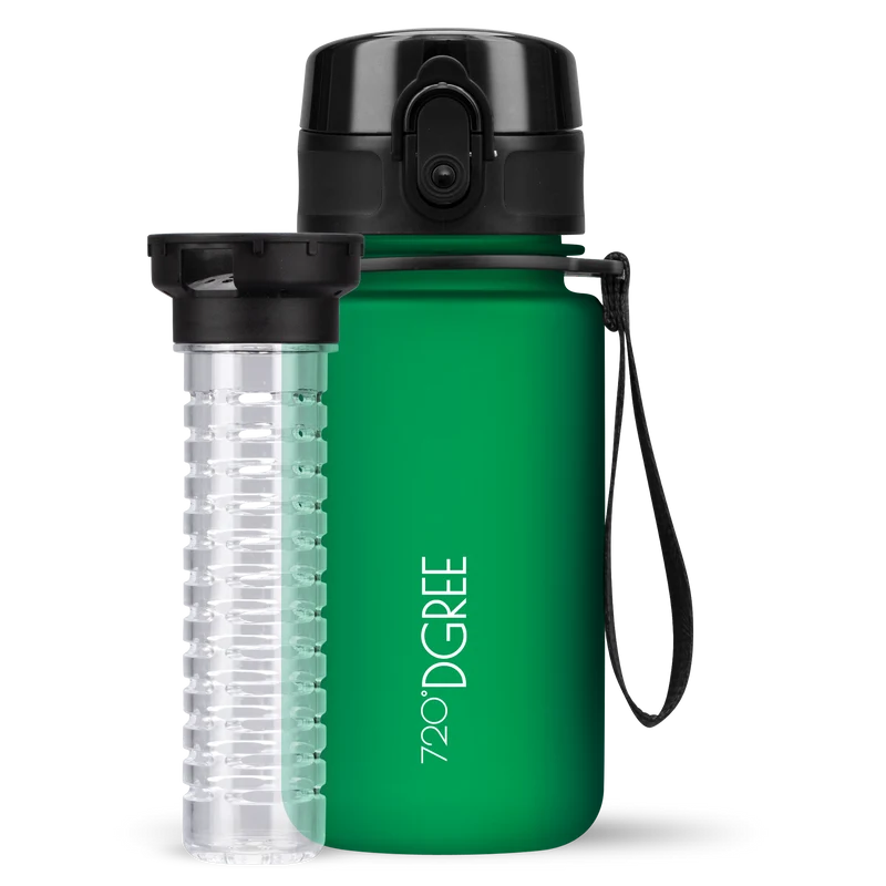 uberBottle Kids Trinkflasche | softTouch Fruchtbehälter - 350ml