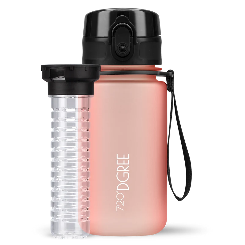 uberBottle Kids Trinkflasche | softTouch Fruchtbehälter - 350ml