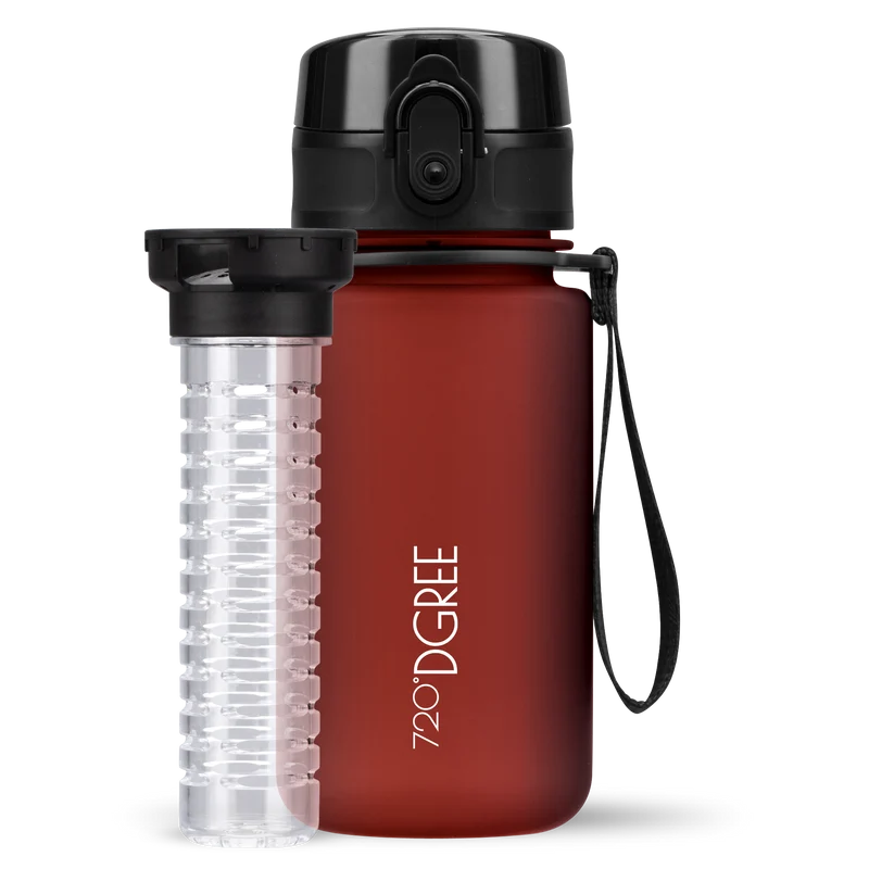 uberBottle Kids Trinkflasche | softTouch Fruchtbehälter - 350ml