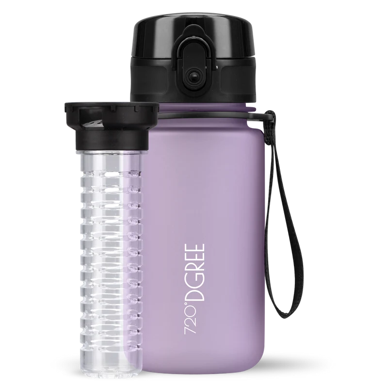 uberBottle Kids Trinkflasche | softTouch Fruchtbehälter - 350ml