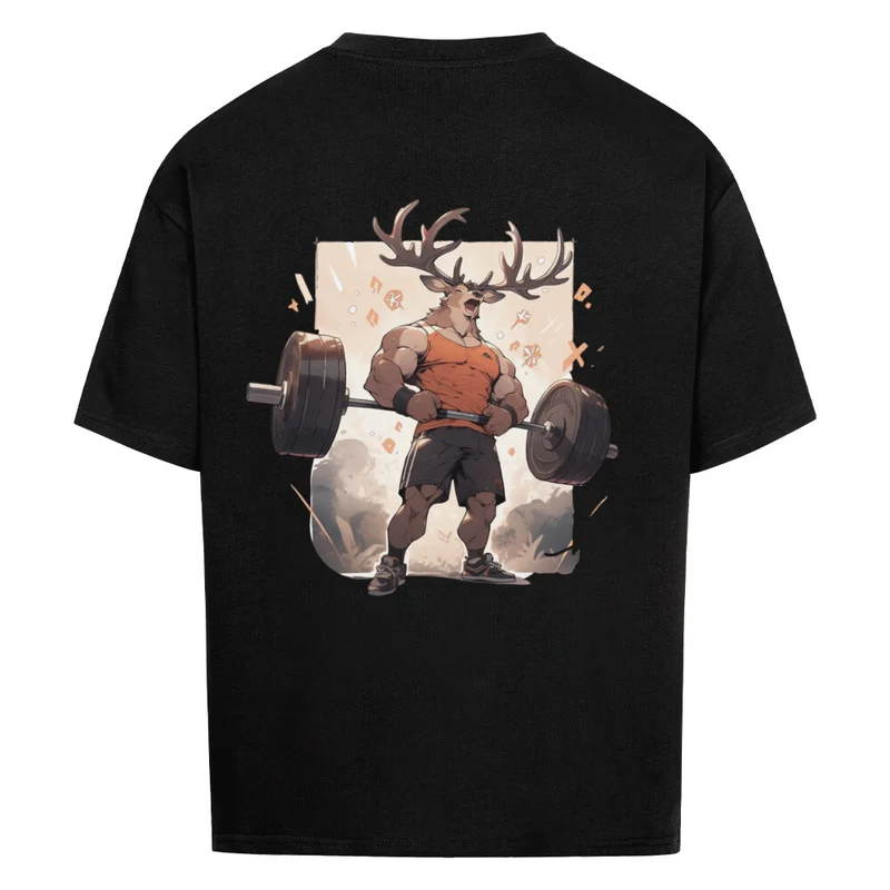 HIRSCH - OVERSIZED SHIRT BACKPRINT