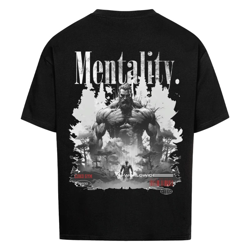 MENTALITY WORLDWIDE - OVERSIZED SHIRT BACKPRINT