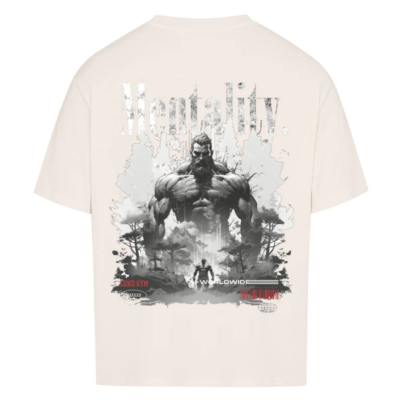 MENTALITY WORLDWIDE - OVERSIZED SHIRT BACKPRINT