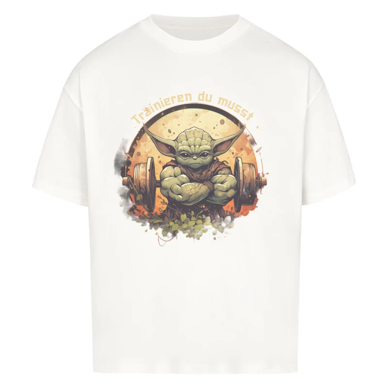 TRAINIEREN DU MUSST - OVERSIZED SHIRT (FRONTPRINT)