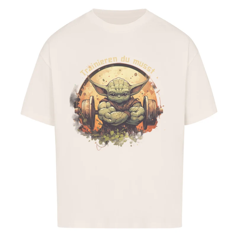 TRAINIEREN DU MUSST - OVERSIZED SHIRT (FRONTPRINT)