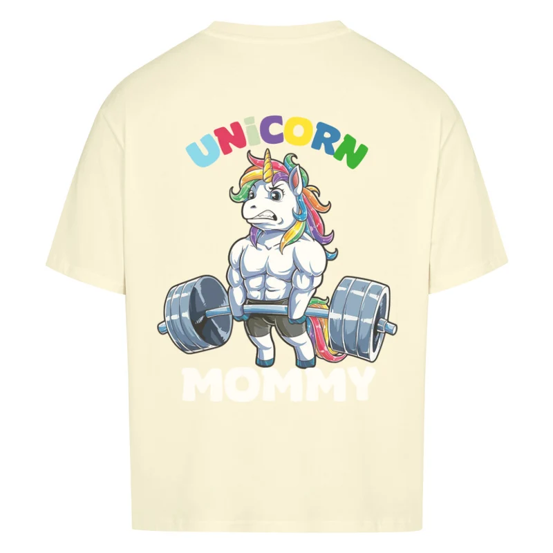 UNICORN MOMMY - OVERSIZED SHIRT BACKPRINT