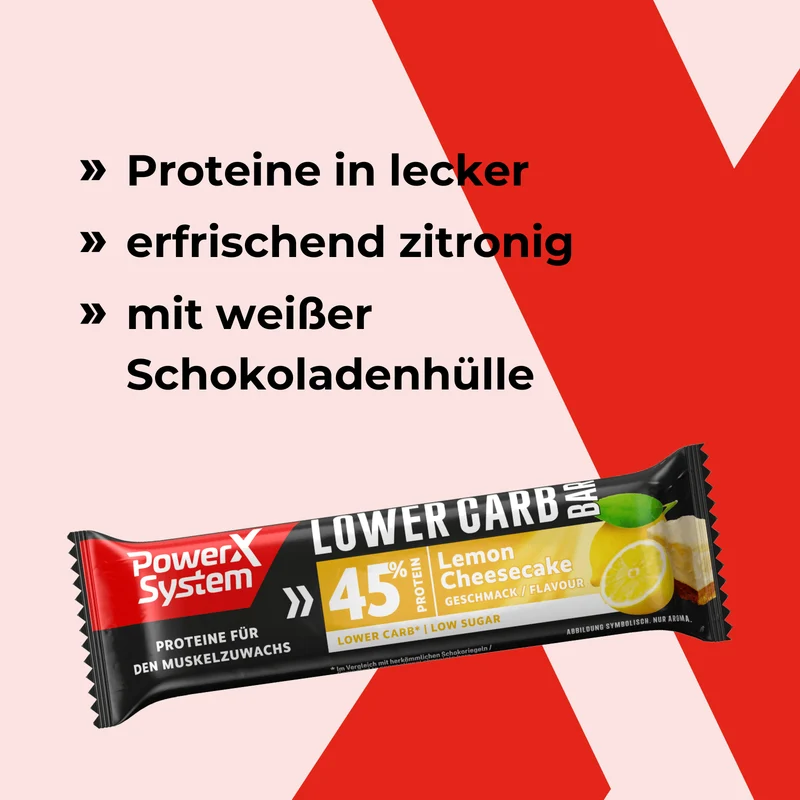 Lower Carb Bar Lemon Cheesecake - 28 x 40g
