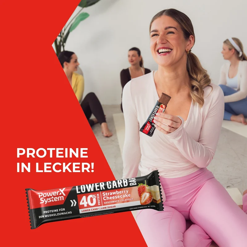 Lower Carb Bar Strawberry Cheesecake - 28 x 40g