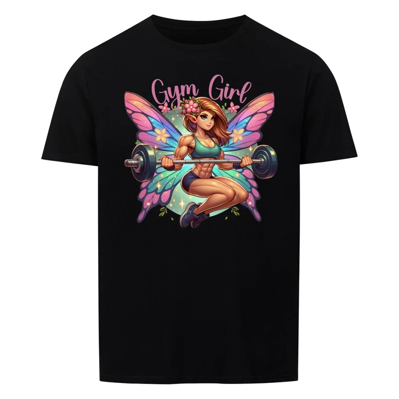 GYM GIRL - Regular Shirt - Frontprint