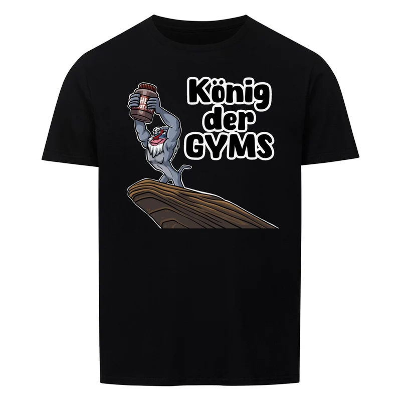 KÖNIG DER GYMS - Regular Shirt - Frontprint