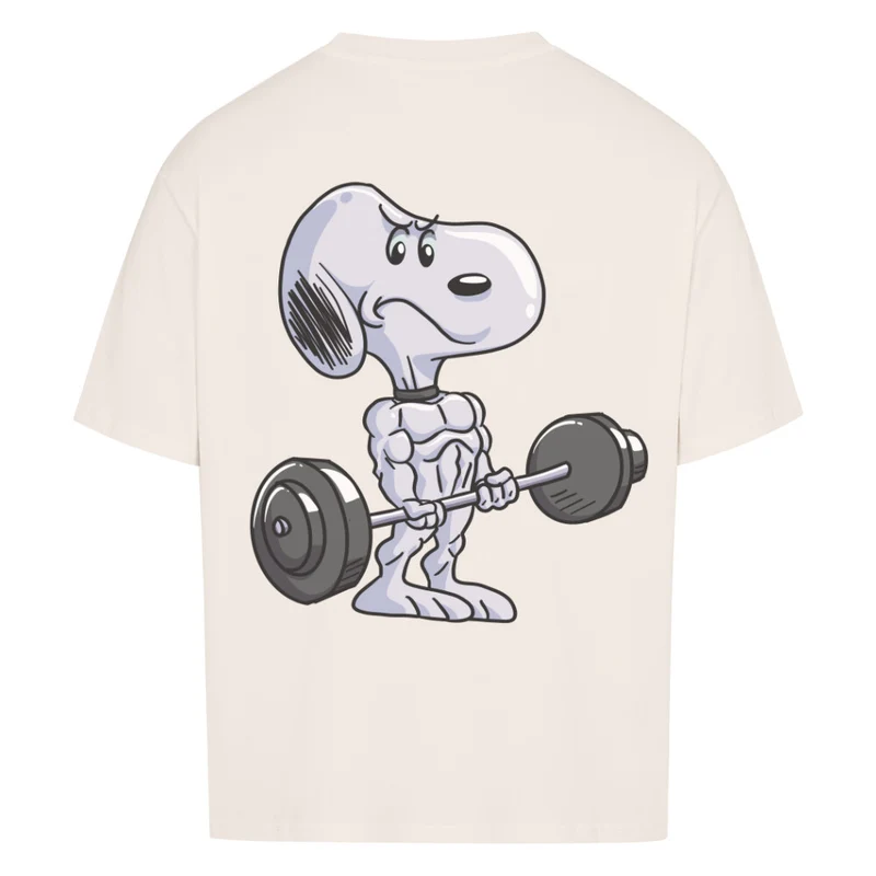 SNOOPYGYM - OVERSIZED SHIRT BACKPRINT