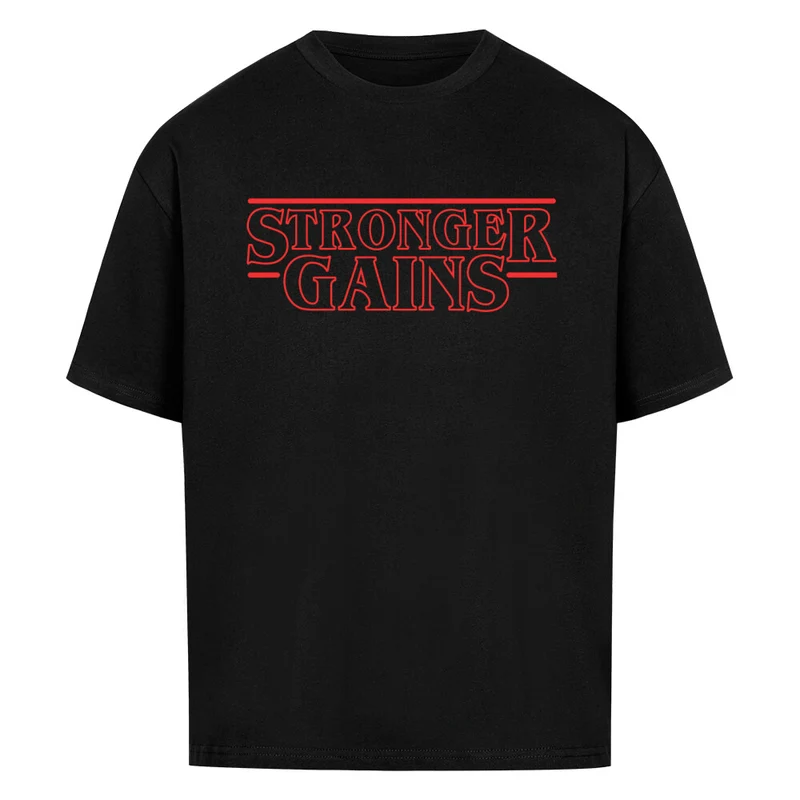STRONGER GAINS - OVERSIZED SHIRT