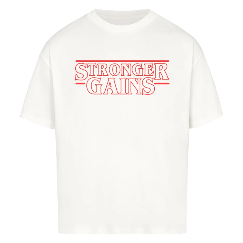 STRONGER GAINS - OVERSIZED SHIRT