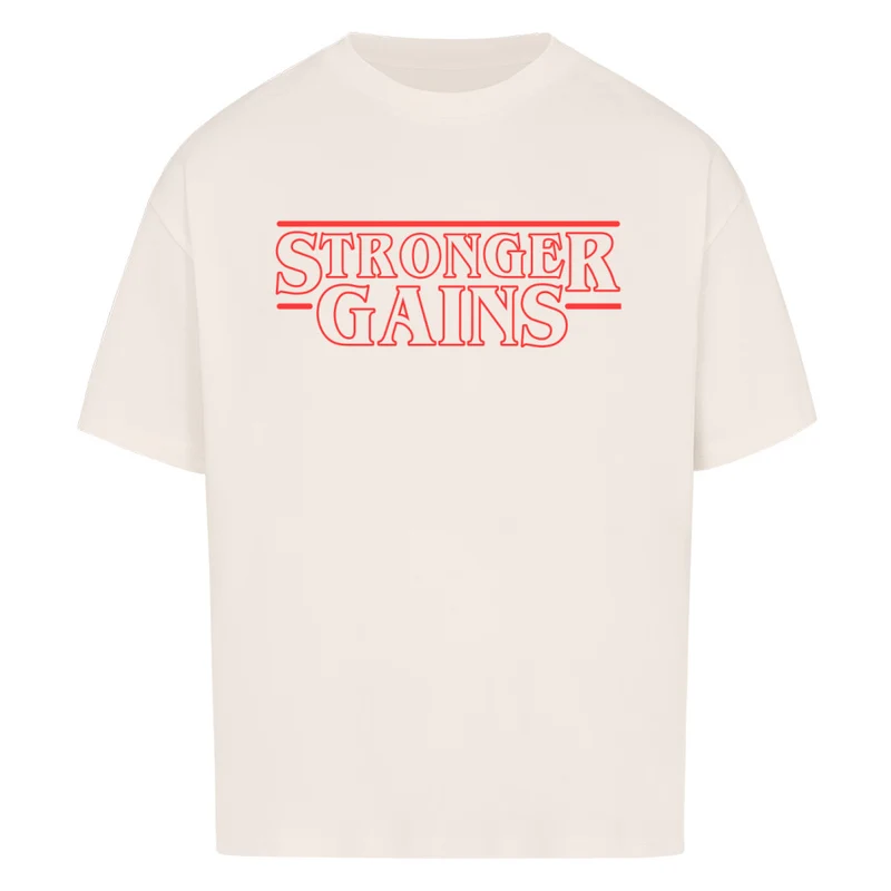 STRONGER GAINS - OVERSIZED SHIRT