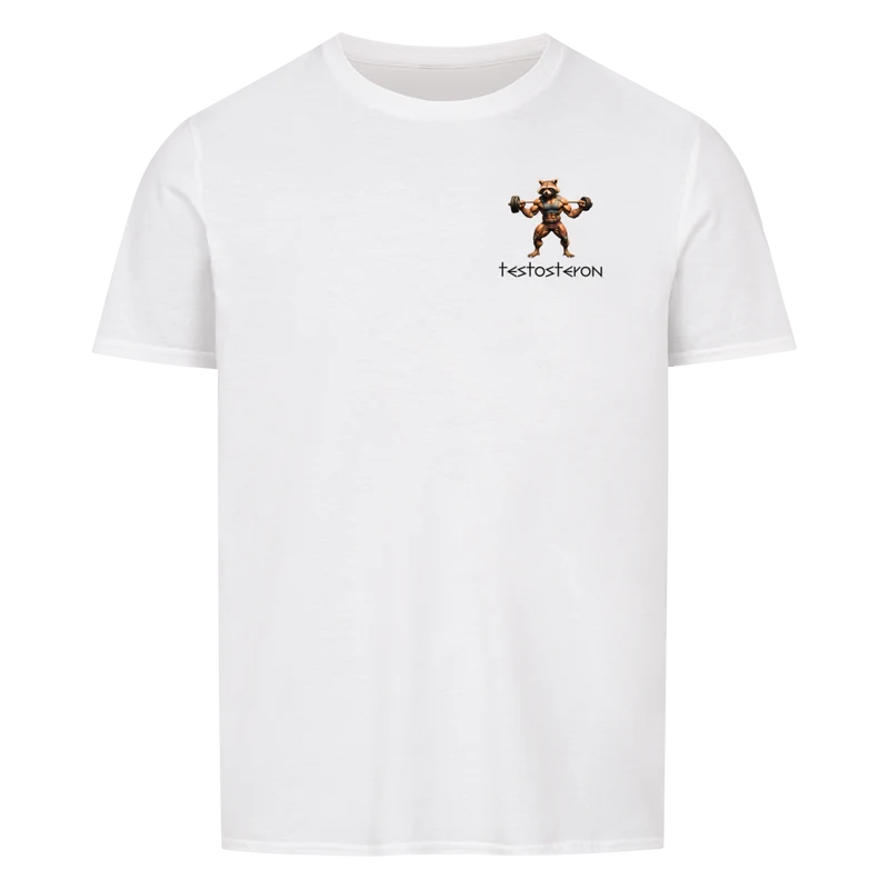 TESTOSTERON - Regular Shirt - Frontprint klein